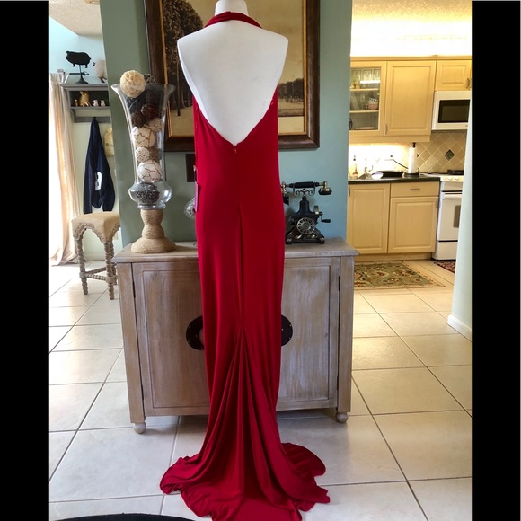 ‼️SOLD‼️NWT JVN by Jovani red formal gown size 4 - Picture 6 of 8